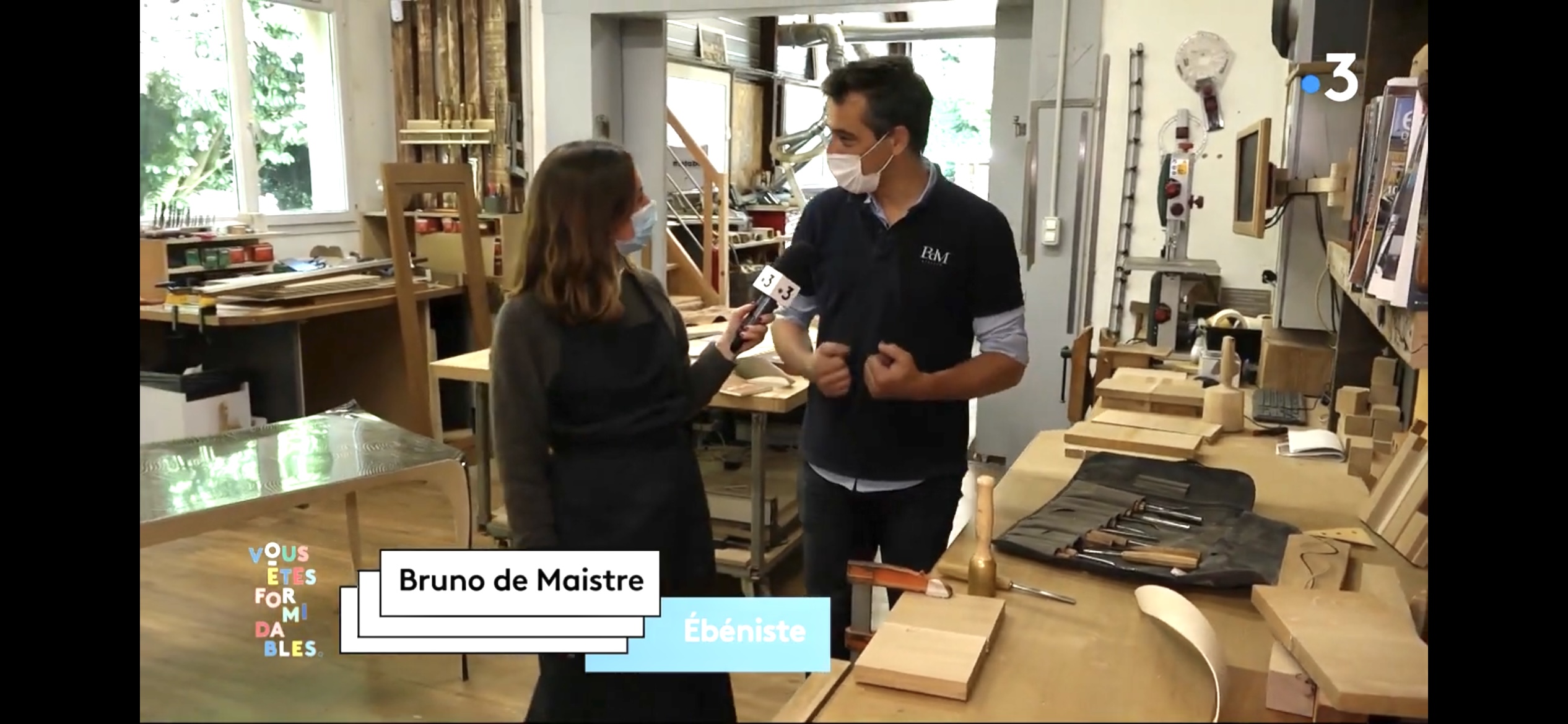 France 3, reportage “Vous êtes Formidables” – 9 novembre 2021