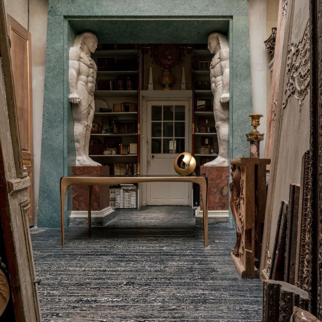 Galerie Féau accueille jusqu’au 10 février 2023 le partenariat The Invisible Collection & Mobilier National, le bureau lyrique des Ateliers BdM mis en lumière – Février 2023